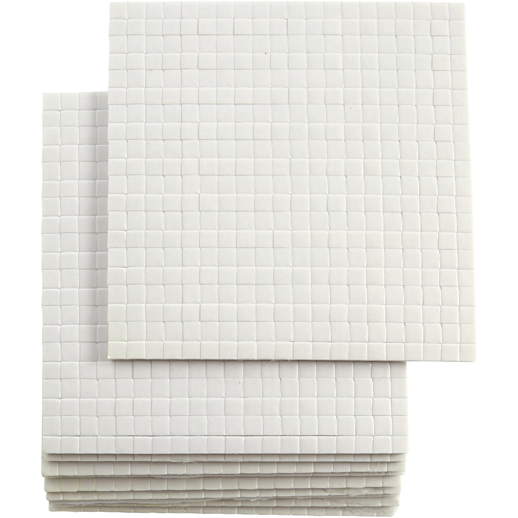 3D Foam Pads, size 5x5 mm, thickness 2 mm, 10x400 pc