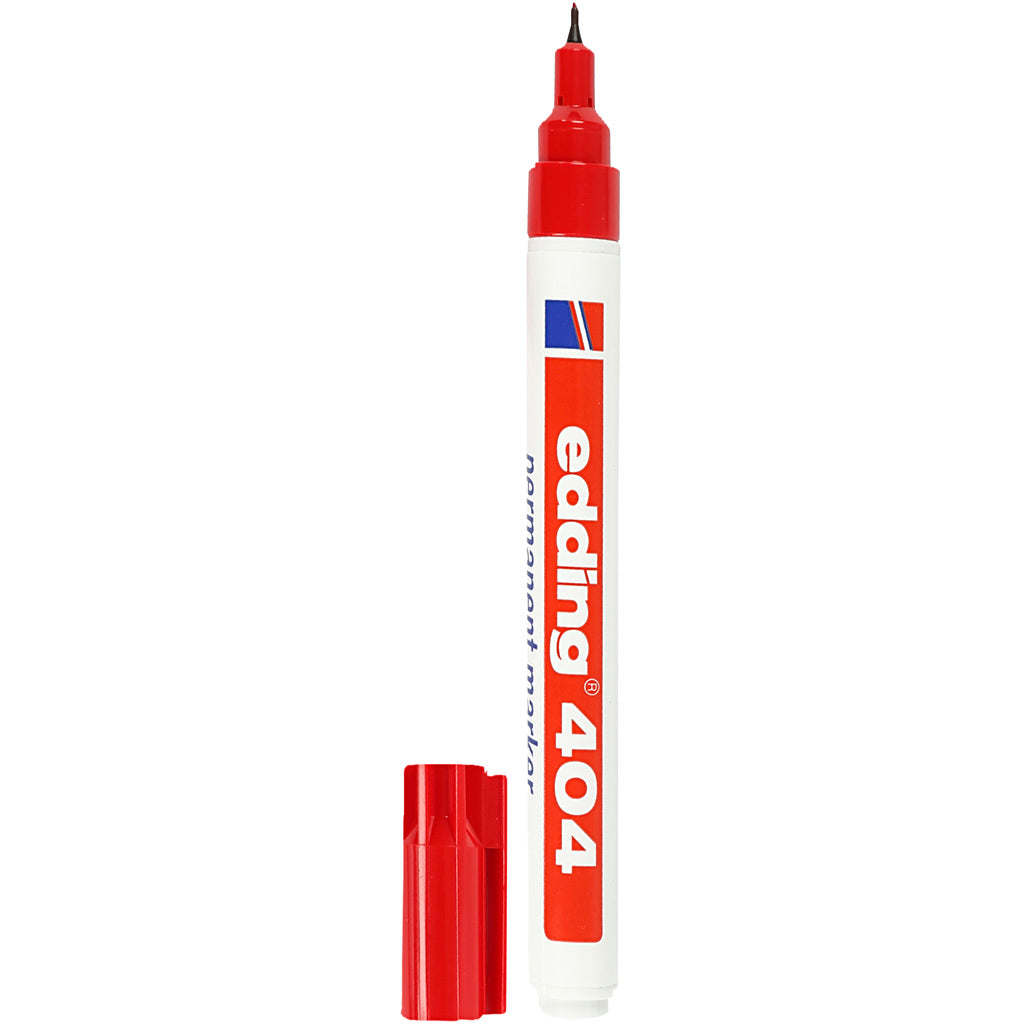 Edding 404 Marker, line 0,75 mm, red