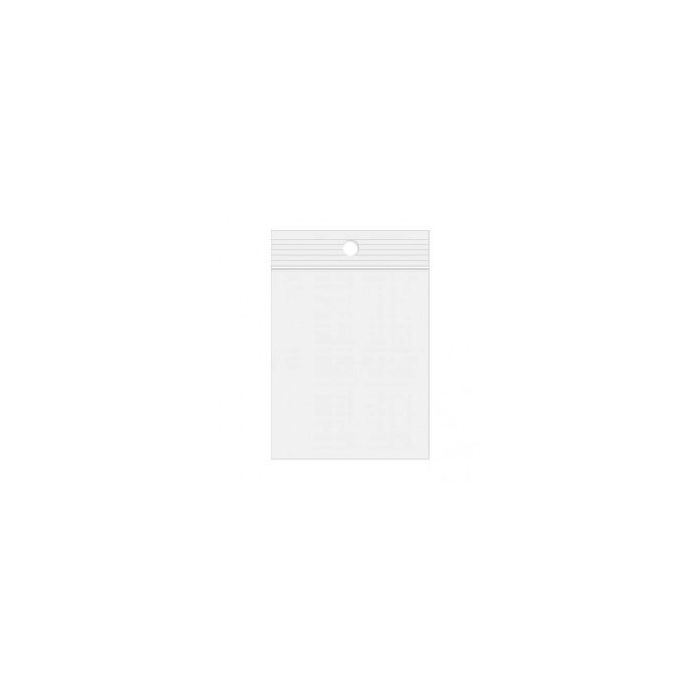 Grip Seal Bags with Hang hole 10x15cm PE 50 micron