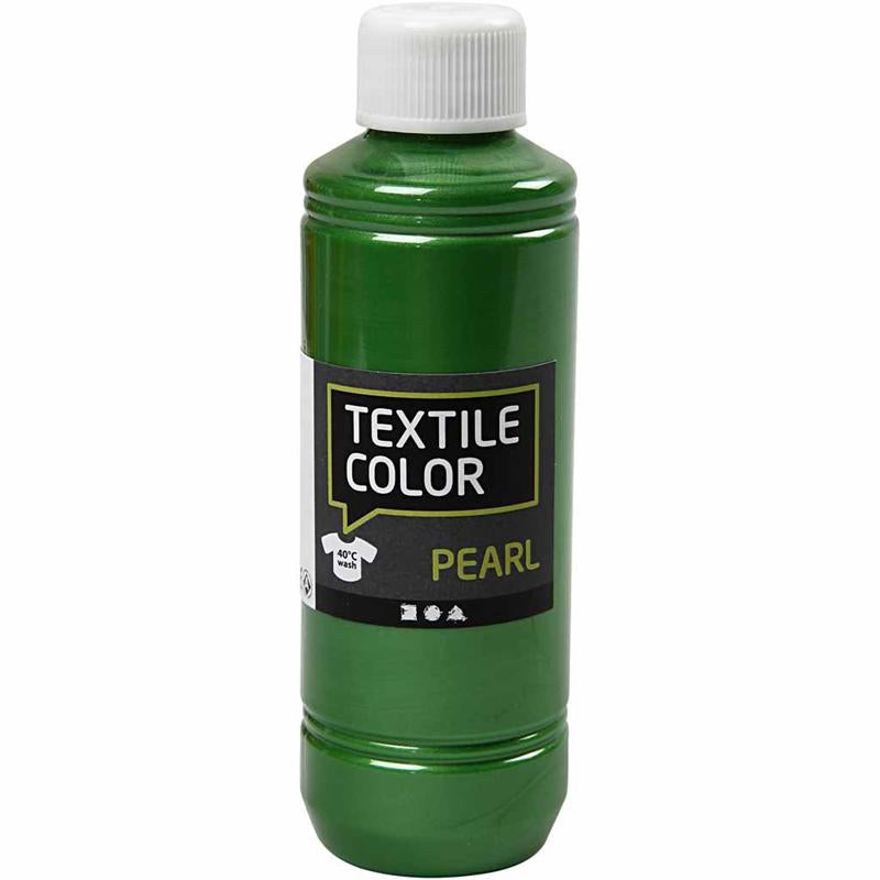 Textile Color, mother of pearl, brilliant green, 250 ml/ 1 bottle