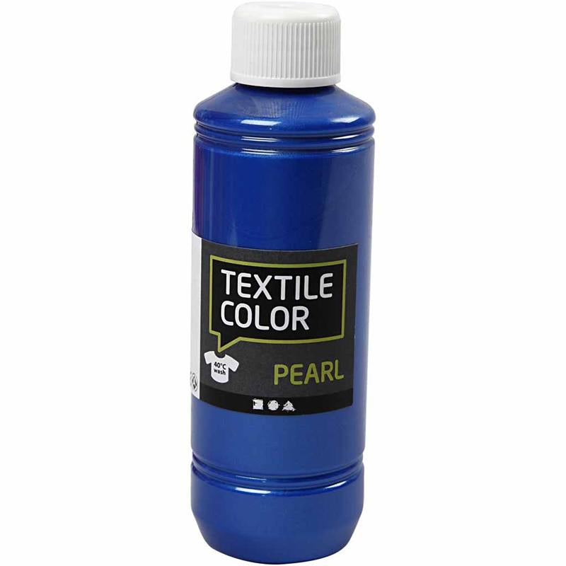 Textile Color, mother of pearl, blue, 250 ml/ 1 bottle