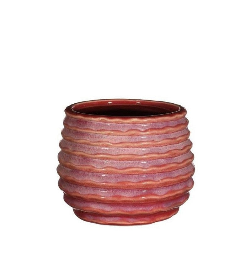 Pot Pink Carmine Rise Ø13 x h: 15,5 cm (4 Pcs)