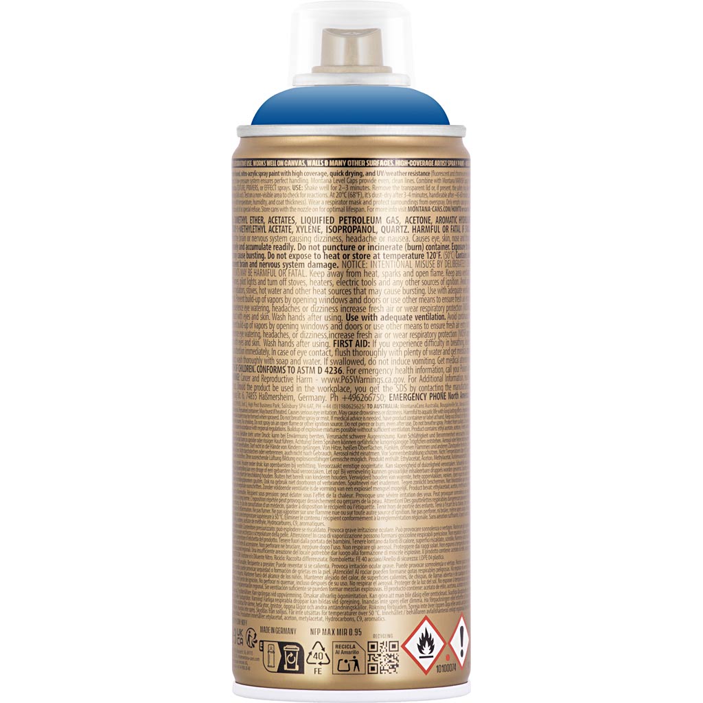 Spray Paint, blue, 400 ml/ 1 tub