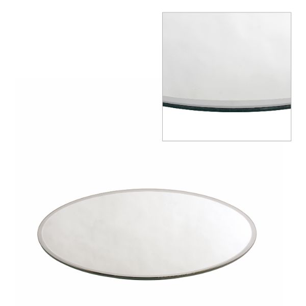 Mirror Plate Round Ø30cm bevelled Edge (1 pc)