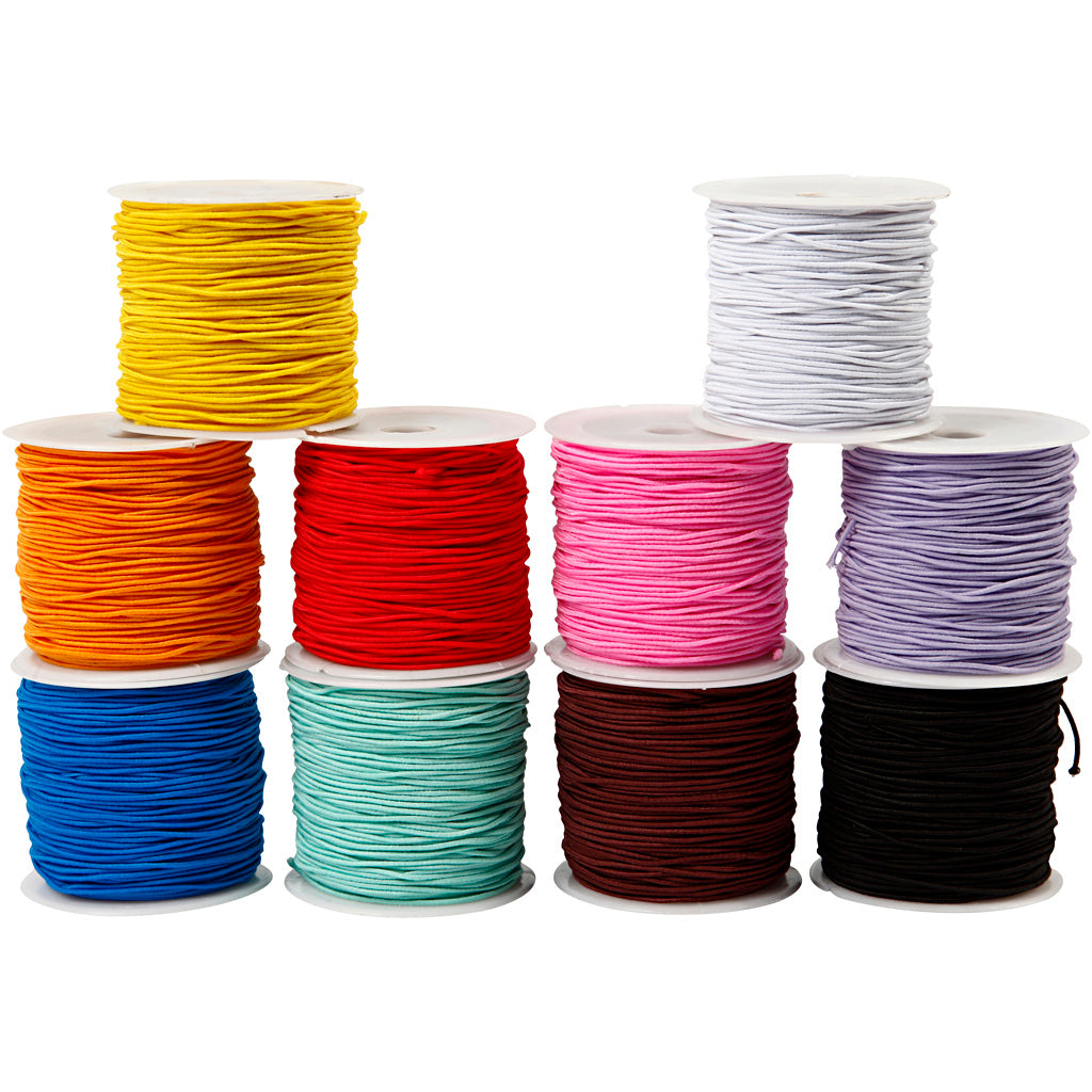 Elastic cord, thickness 1 mm, 10x25 m