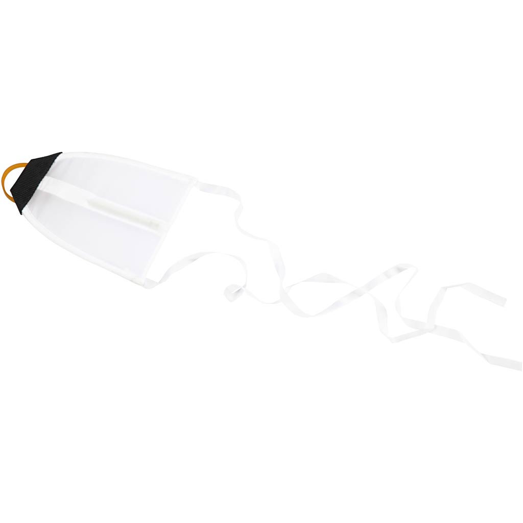 Kite, size 17x14 cm, white