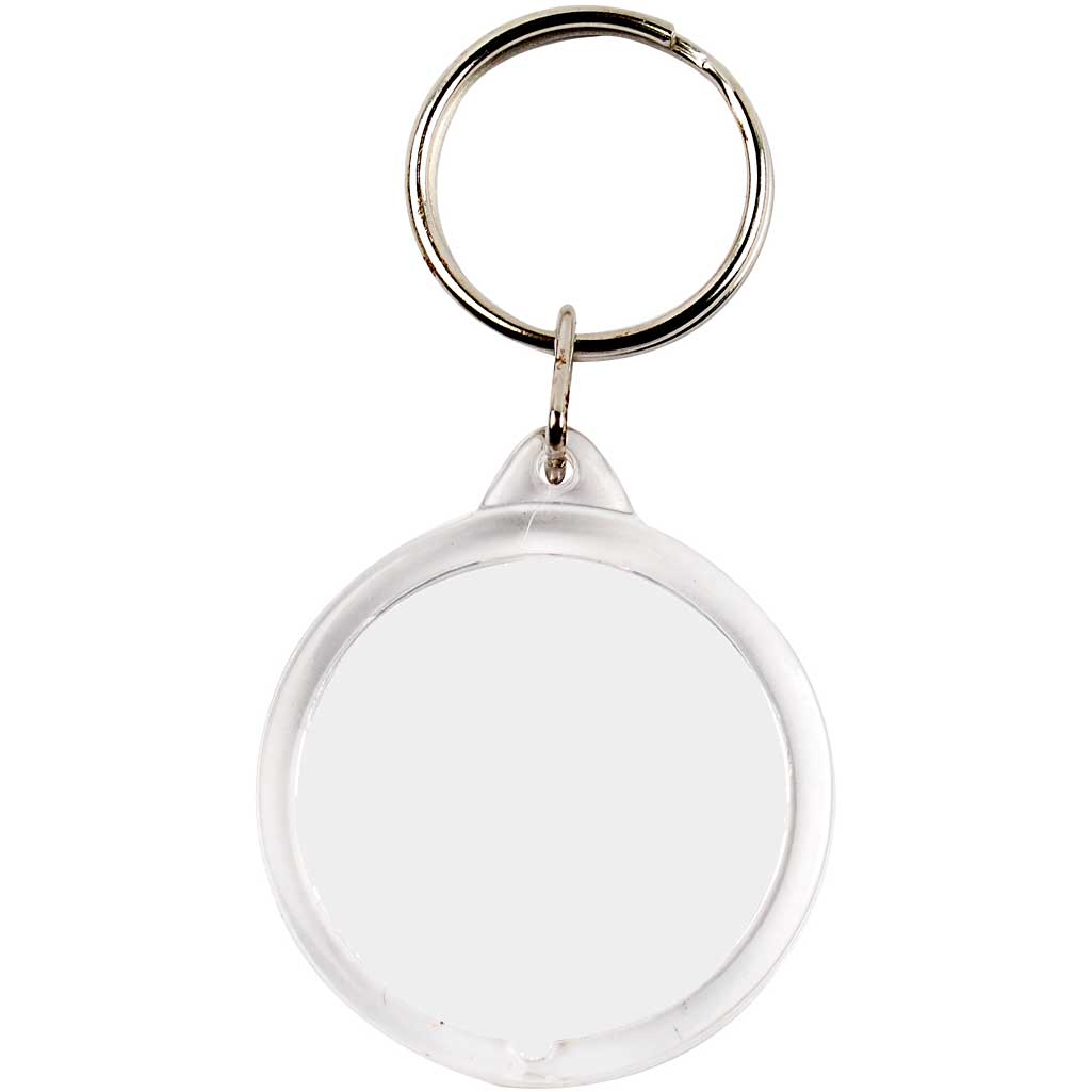 Key Rings, dia. 40 mm, 25 pc