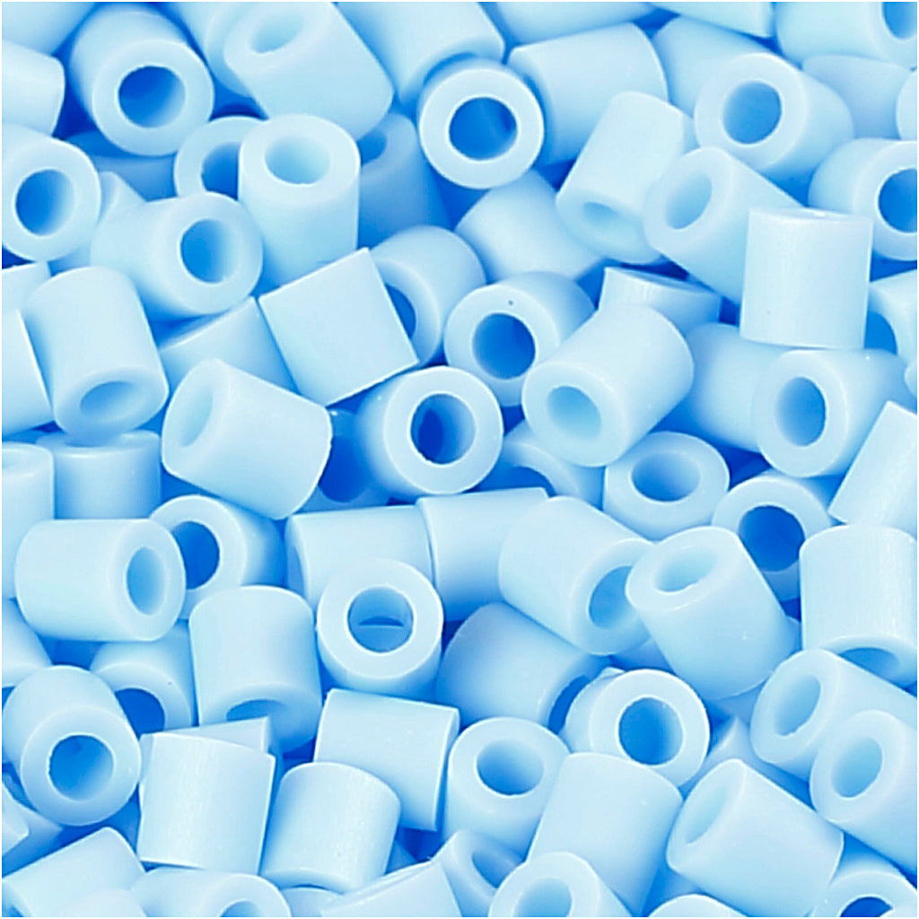 PhotoPearls, size 5x5 mm, hole size 2,5 mm, medium, light blue (28), 1100 pc