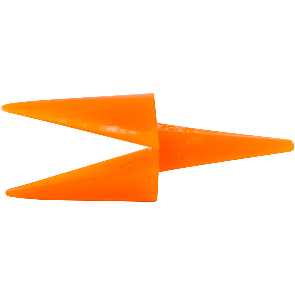 Chicken Beaks, L: 30 mm, orange, 50 pc