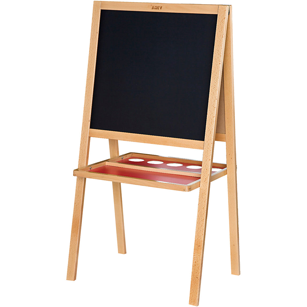 VIGA easel and blackboard for kids, size 125x59x48 cm
