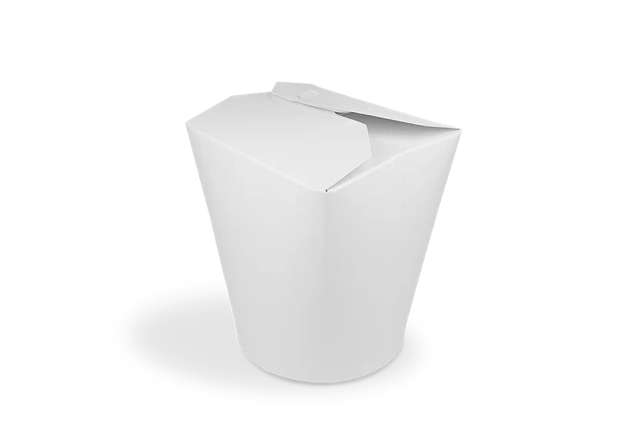Wok to Go cup 10x11,5 cm 32oz 1000ml Carton White (500 pcs)