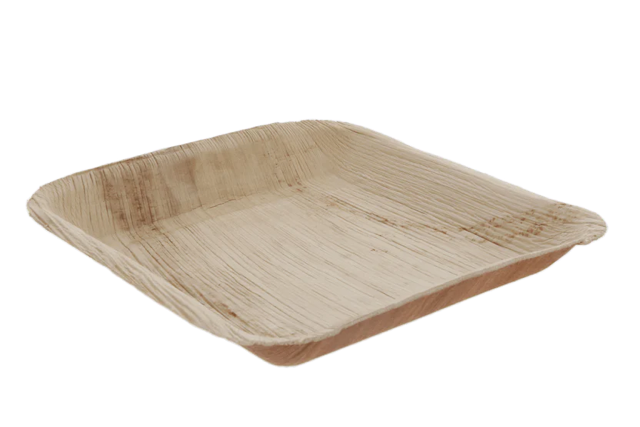 Plate Palm Leaf 24x2,5x24 cm (100 pcs)