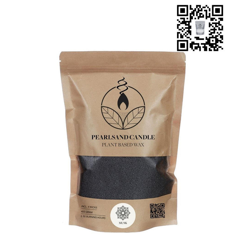 Pearlsand Scented Candle 400gr Musk
