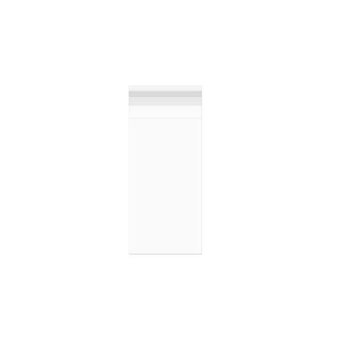 Plastic Bags 26.5x81.9cm Transparent Peel and Seal