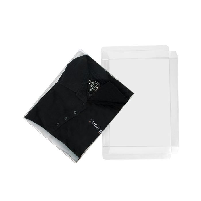 Plastic Gift Boxes 21.9x2.5x28.3cm Crystal Clear