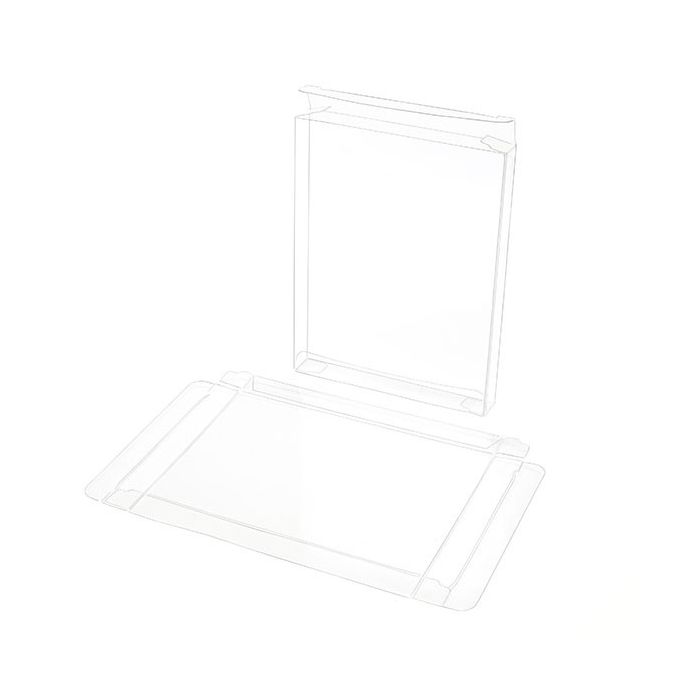 Plastic Gift Boxes 11.4x1.3x14.9cm Crystal Clear