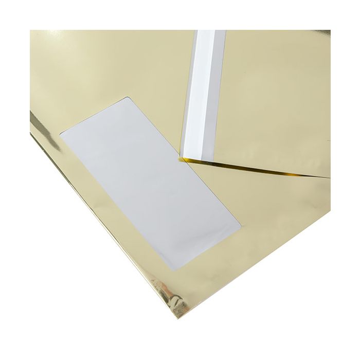 Glamour Mailer Metallic Gold + Window 24,1x15,2cm