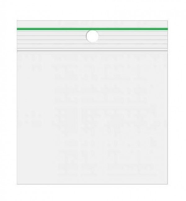 Grip Seal Bags with Hang hole 22x28cm PE 50 micron Bargain! (1.000 pieces)
