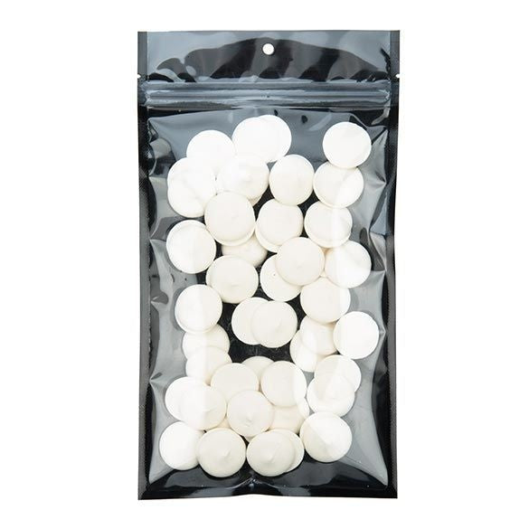 Grip Seal Bags Transparent/Black 12.7x20.8cm