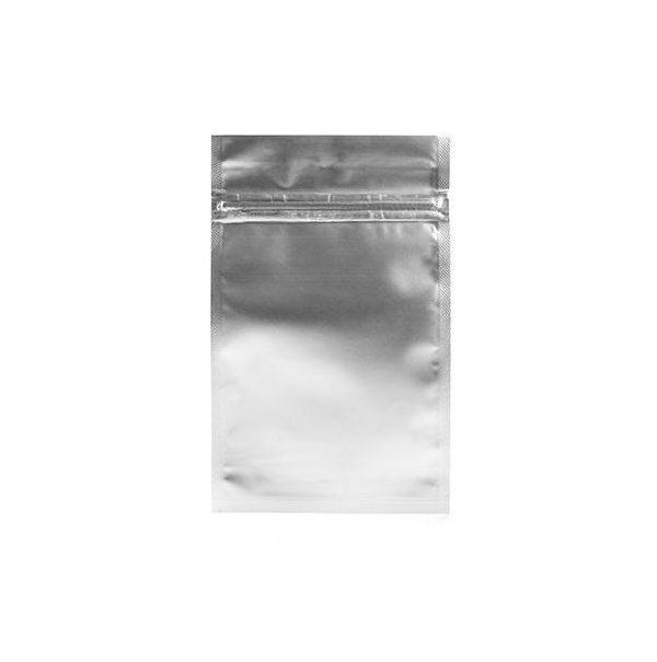 Grip Seal Bags Silver 22x32cm Metallised