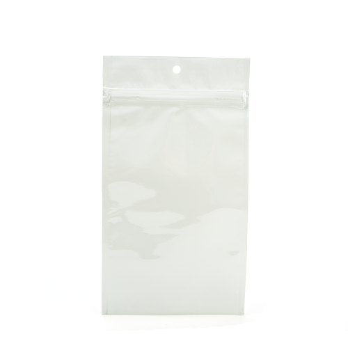 Grip Seal Bags White 7.5x11.5cm Metallised