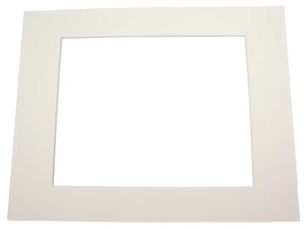 Mount Board Cream 11.4x16.5cm Window - Outer size 20.3x25.4cm Conservation Quality