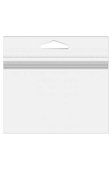 Headerbags 10.8x10.8cm for Top loading of contents