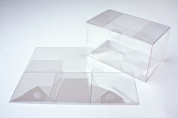 Plastic Gift Boxes 17.8x10.2x10.2cm Autolock Bottom