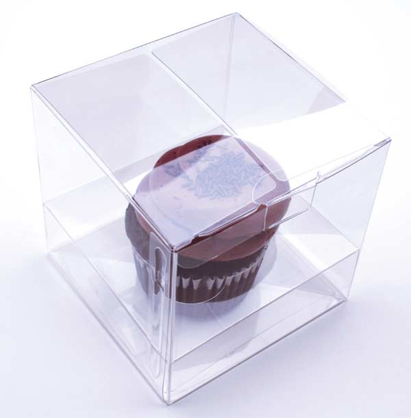 Cupcake Boxes for Singles 10.2 x 10.2 x 10.2cm