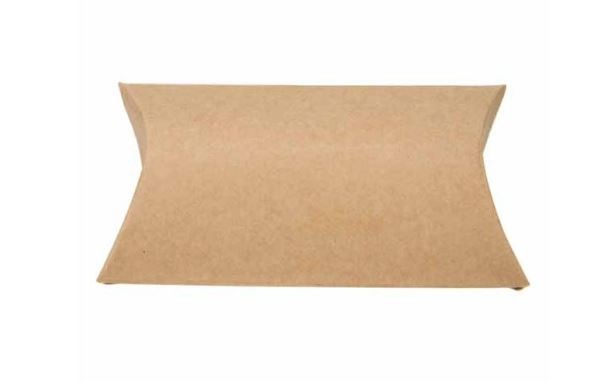 Pillow Packs Kraft 6.4x2.2x10.2cm