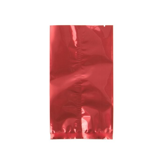 Plastic Bags Red 5x5.7cm Metallised and Sealable