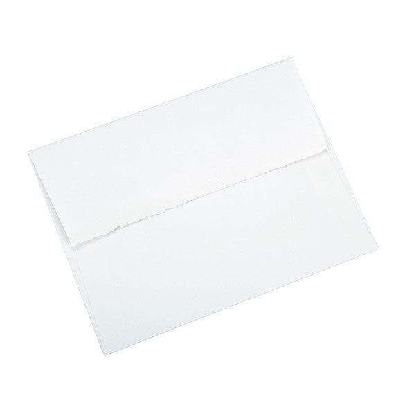 Envelopes Deckled 14.5x11cm White by Neenah Teton