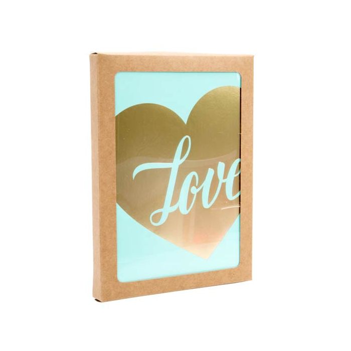 Kraft Gift Boxes with Window 21.5x2.5x31cm