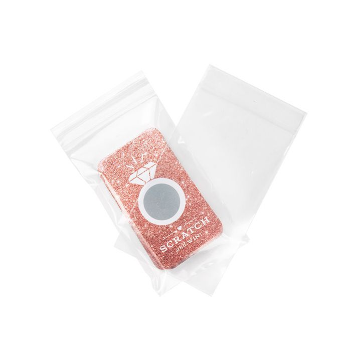 Grip Seal Bags 7.5x12.5cm Crystal Clear PP 100 micron