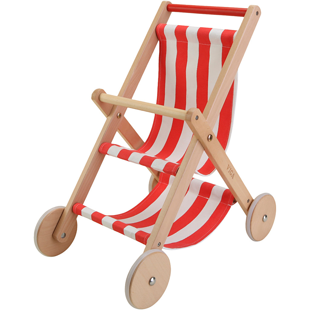Poussette pour le jeu VIGA, dim. 35x45,5x55,5 cm, 1 pièce [HOB-908575]