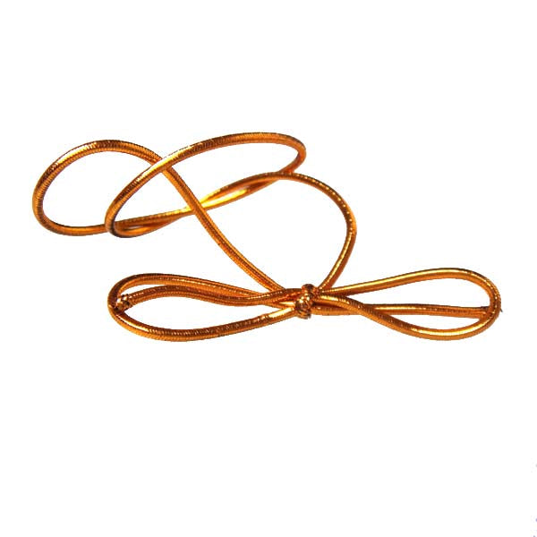 Ruban élastique de décoration Vinyle Stretch à dérouler cuivre métallique 25,5 cm (50 Pièces) [10MC]