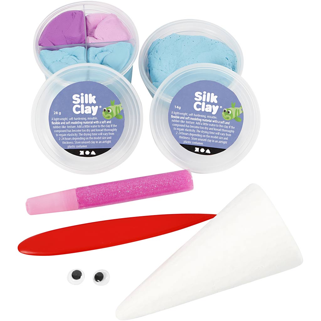 LU-LA, bleu clair, rose, violet, 1 set [HOB-100783]