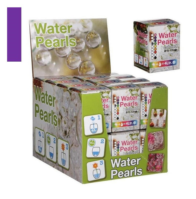 Pourpre Eau Perles 10-12 mm (1 boîte) [IFS-10338]