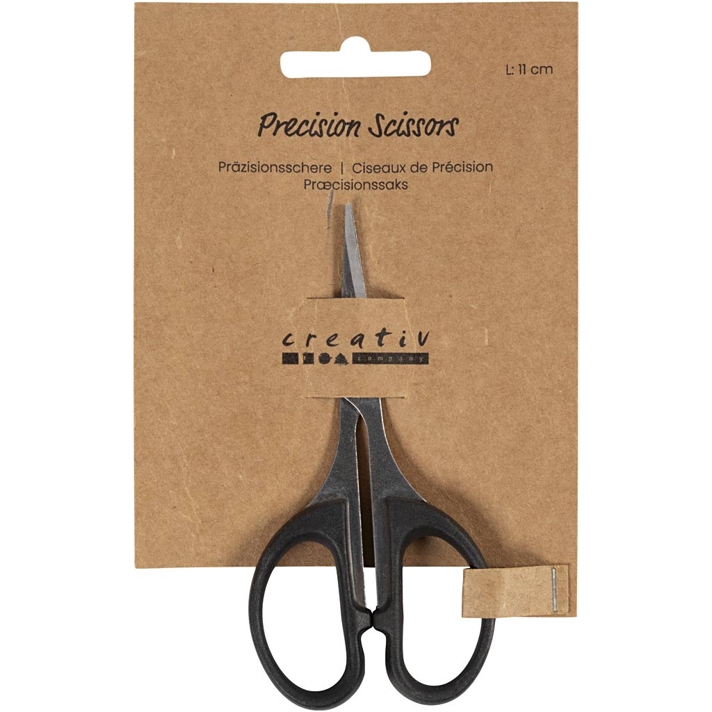 Ciseaux de précision, L : 11 cm, droitier, 1 pièce [HOB-11146]