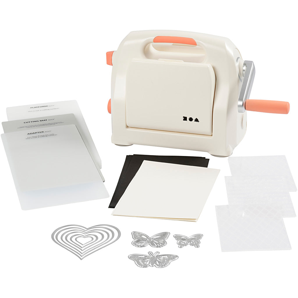 Die Cut and Embossing Machine Starter Kit, A5, sheet 155x210 mm