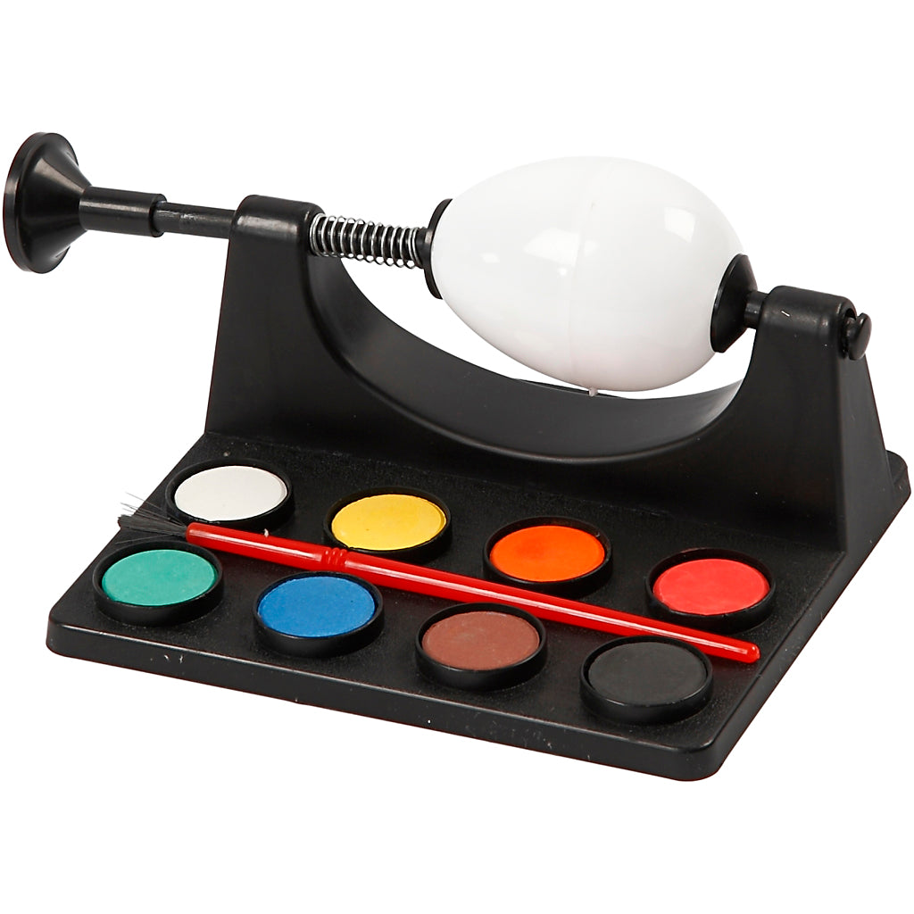 Support pour peindre les oeufs, L : 16,5 cm, noir, 1 set [HOB-13134]