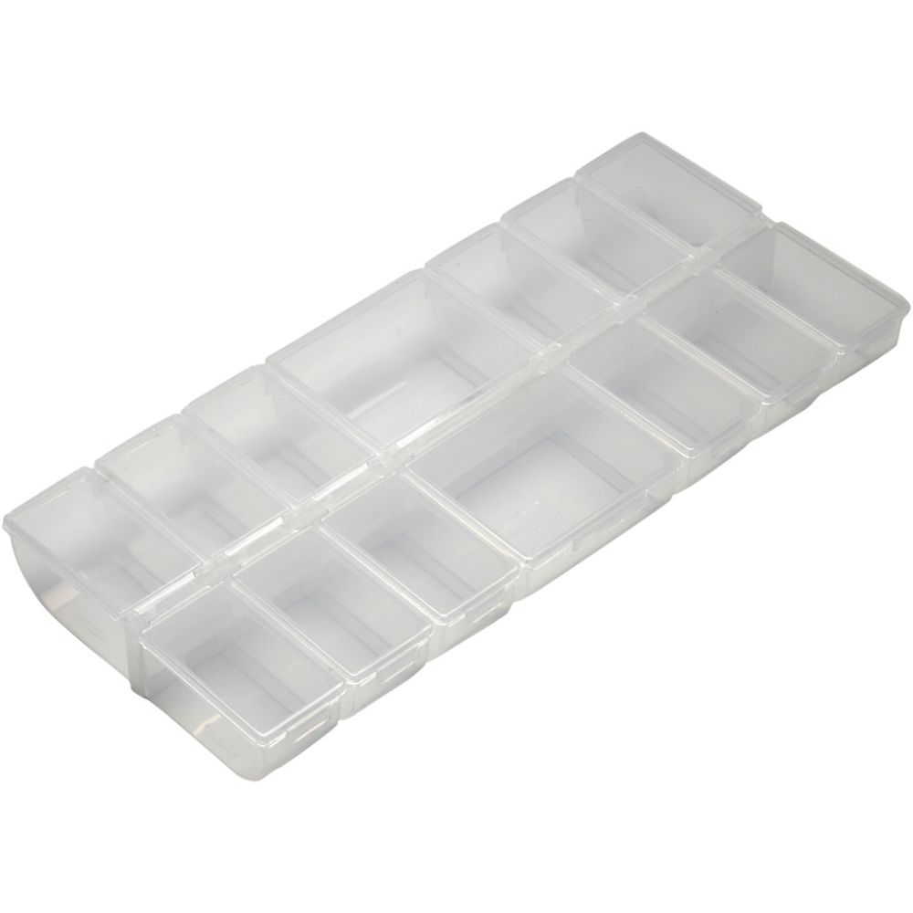 Hobby boîte de rangement, H : 2,8 cm, dim. 24x11 cm, 1 pièce [HOB-13163]