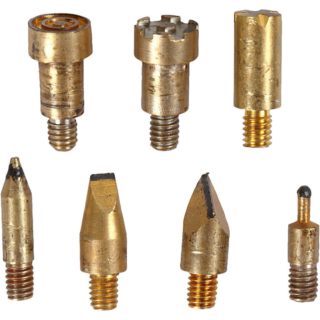 Set de pyrogravure, dim. 19x3 cm, UK, noir, rouge, 1 pièce [HOB-15133]