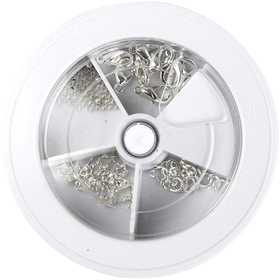 Kit de démarrage pour la fabrication de bijoux, argenté, 1 set [HOB-100245]