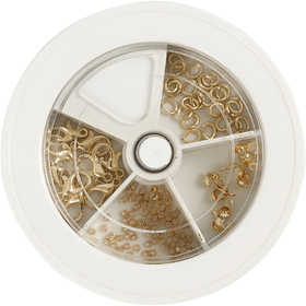 Kit de démarrage pour la fabrication de bijoux, doré, 1 set [HOB-100256]