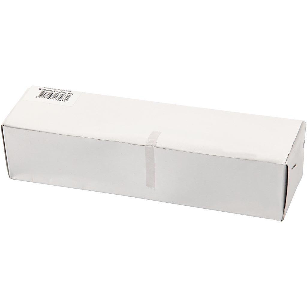 Pinceaux pour vernis, L : 18,5 cm, L : 25 mm, Plat, 12 pièces/ 1 Pq. [HOB-10425]