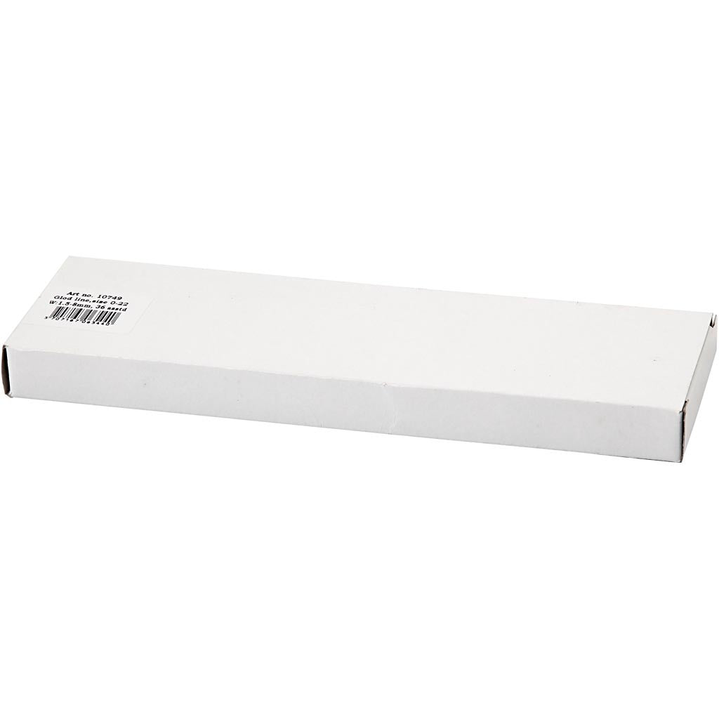 Pinceaux Gold Line, dim. 0+1+2+4+8+12+18+22, L : 17-21,5 cm, L : 1-7 mm, rond, 36 pièces/ 1 Pq. [HOB-10749]