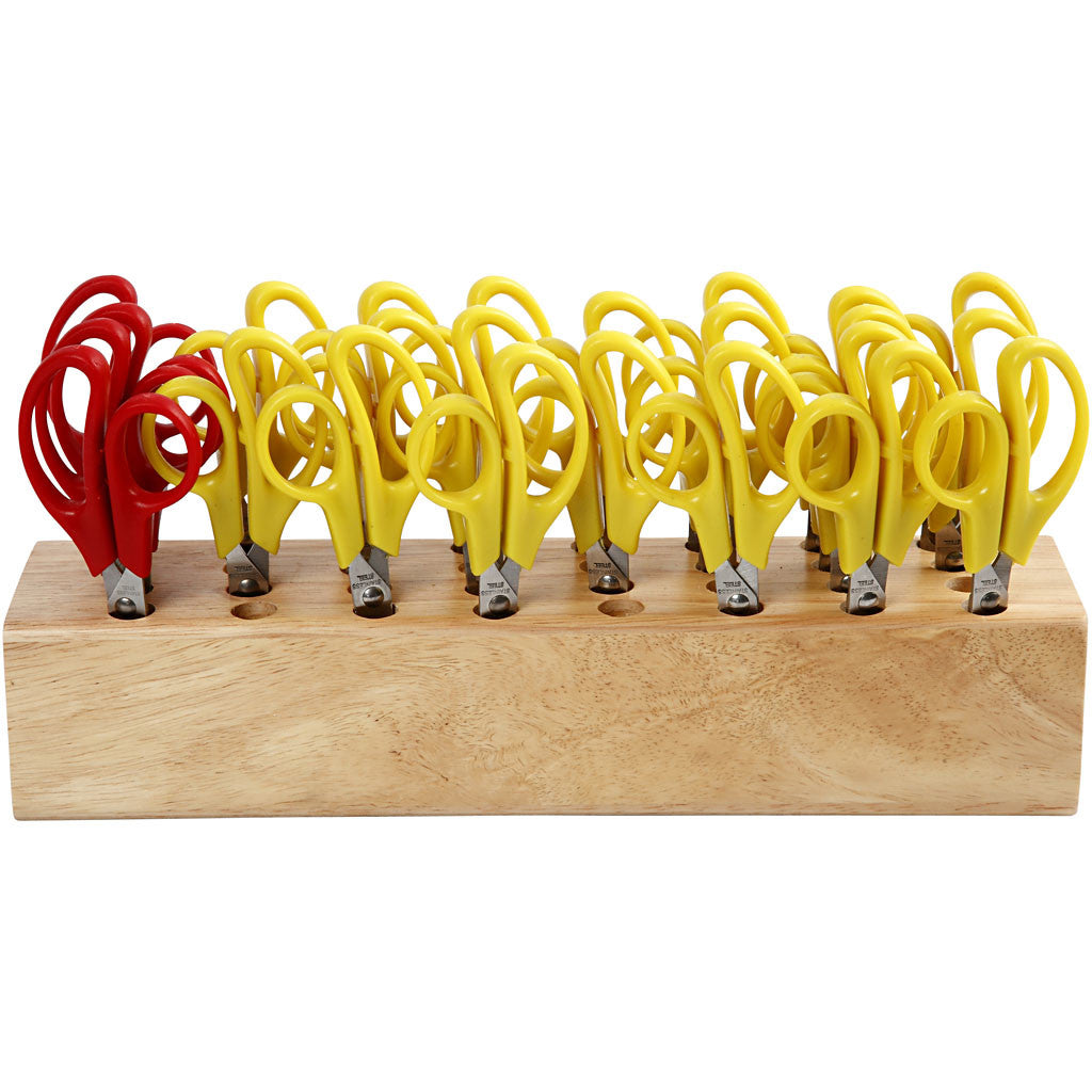 Ciseaux pour enfants, L : 12,5 cm, rund, 1 set [HOB-11227]