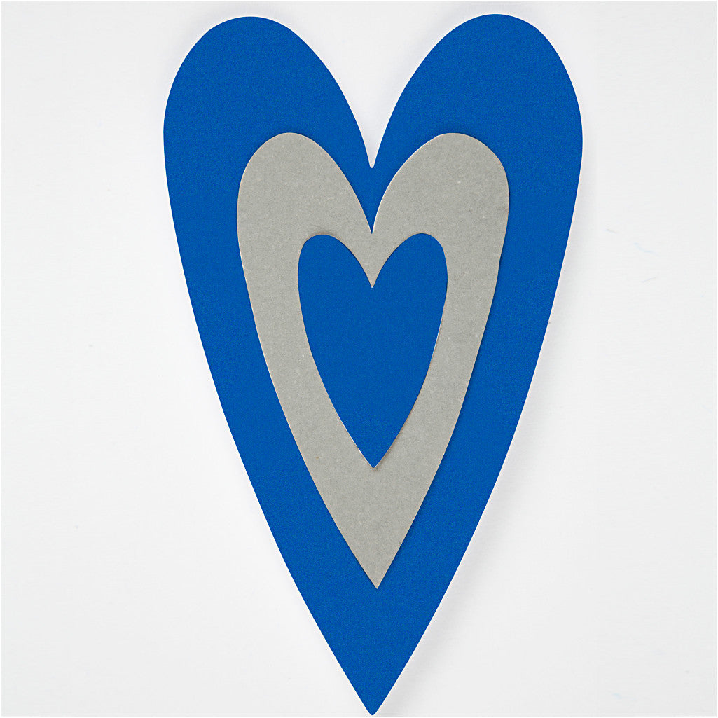 Perforatrices fantaisie, coeur, dim. 25+49+75 mm, 3 pièces/ 1 Pq. [HOB-11287]