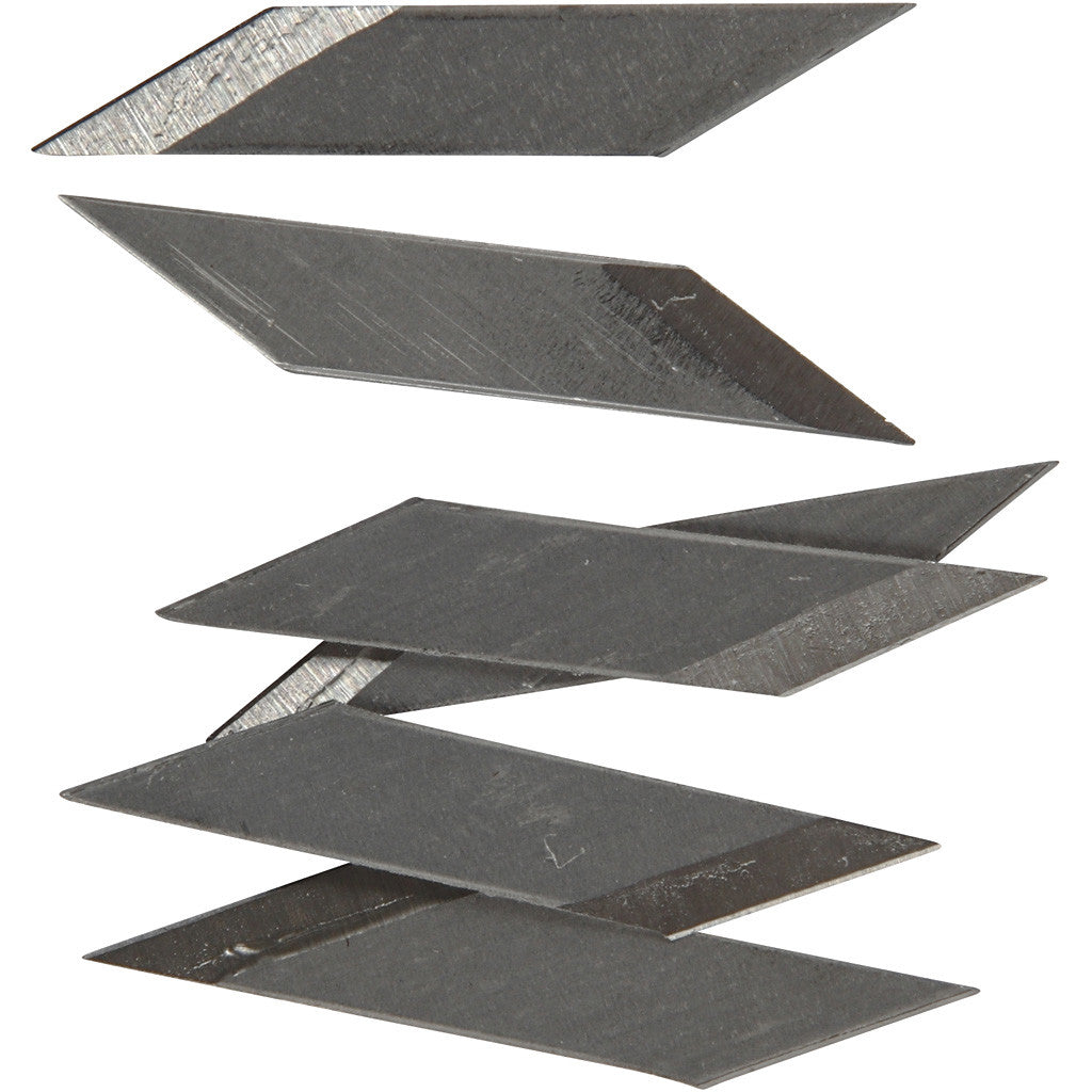 Lames de rechange, L : 3 mm, 50 pièces/ 1 Pq. [HOB-11604]